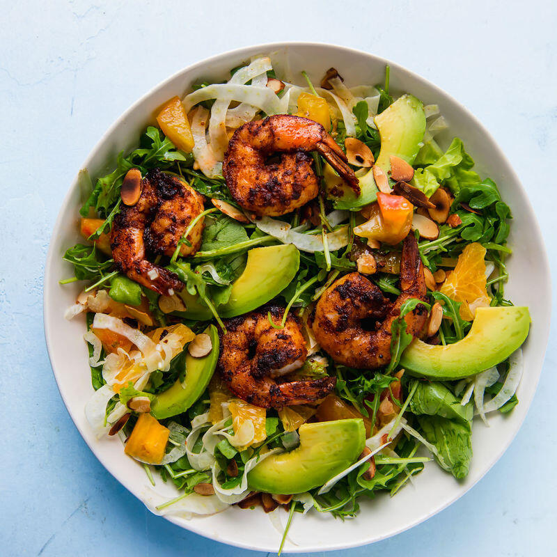 Grilled Shrimp Salad